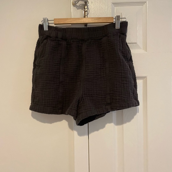 Madewell Easy Pull-On Gauze Waffle Shorts in Lightspun Size Medium - Picture 4 of 8